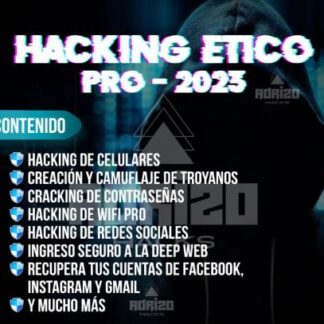 CURSO HACKING ÉTICO PROFESIONAL "45 cursos en 1 "